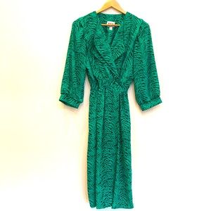 💚Vintage 80’s REO Originals Green Dress💚